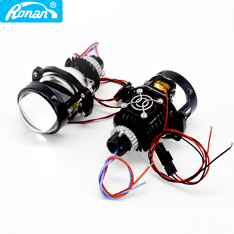 Home Cinema Projector - RONAN 2.0inch Mini Bi-Led Projector Retrofit
