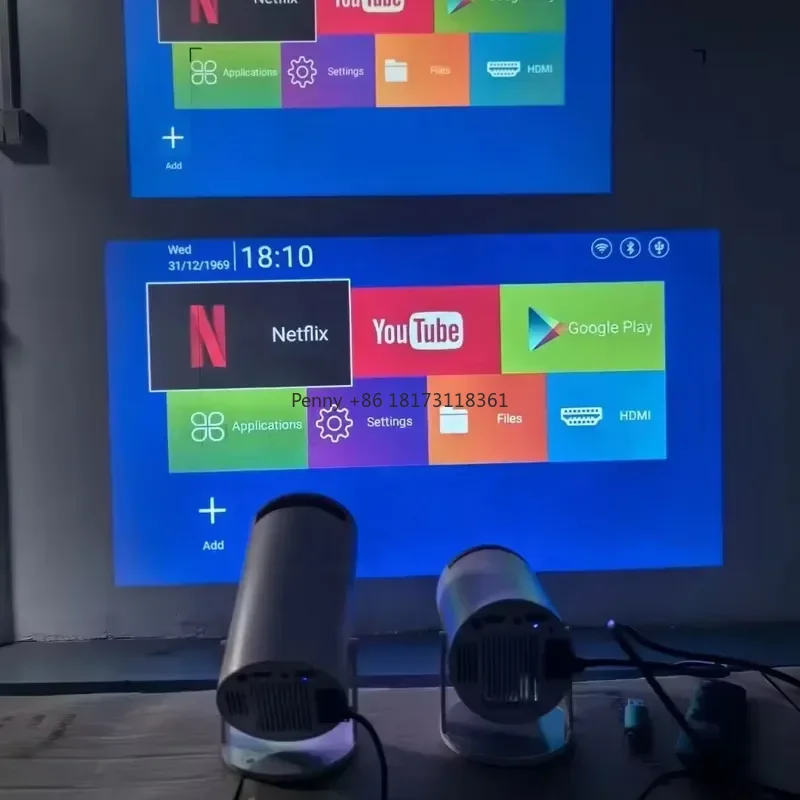 Home Cinema Projector - Latest HY300 Pro Smart Projector Auto