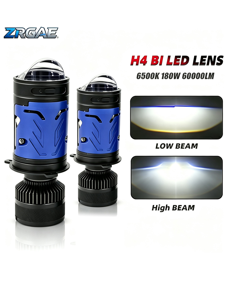 2Pcs H4 Bi Mini LED Projector  - Home Cinema Projector 评论和价格