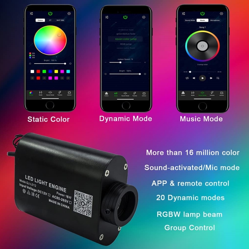 12W RGBW LED Fiber Optic Star  - Home Cinema Galaxy 评论和价格