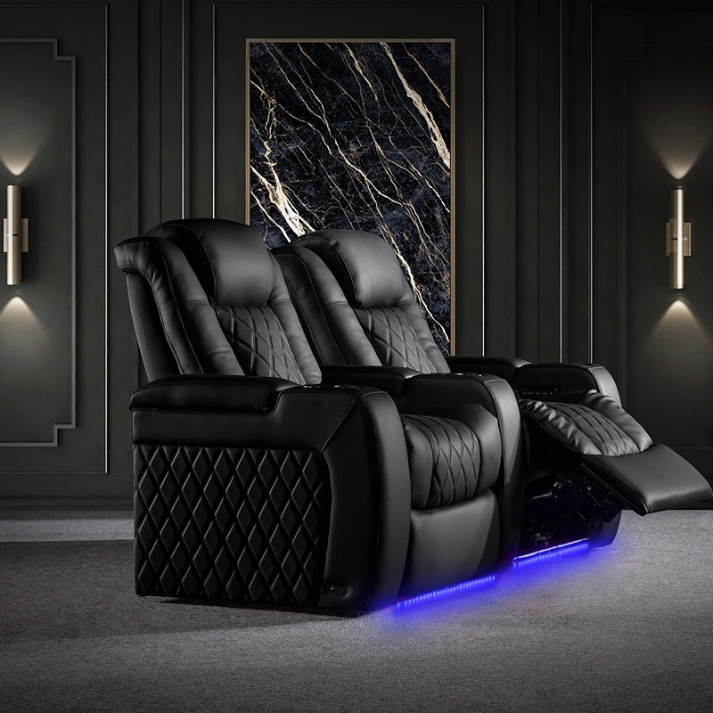 Modern Home Cinema Leather Ele - Home Cinema Recliners 评论和价格