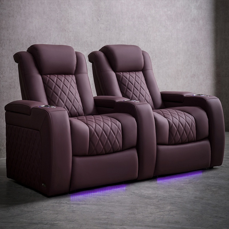 Modern Home Cinema Leather Ele - Home Cinema Recliners 评论和价格