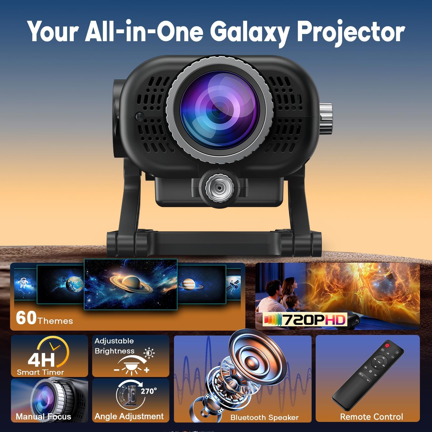 3D Galaxy  Projector Light 60  - Home Cinema Galaxy 评论和价格