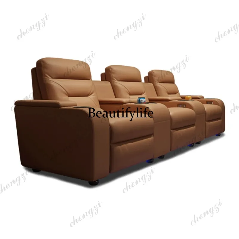 A49 Leather Sofa set With POWE - Home Cinema Recliners 评论和价格