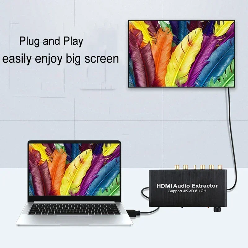 4K 3D 5.1 Channel 5.1CH Audio  - Surround Sound Decoder 评论和价格