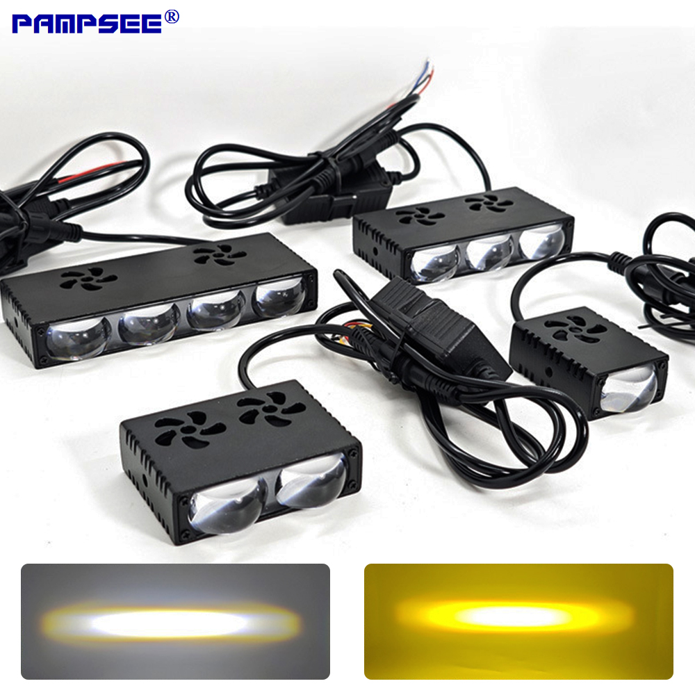 Car Grille LED Headlight Work  - Home Cinema Projector 评论和价格