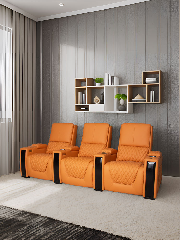 Modern Luxury Reclining Home T - Home Cinema Recliners 评论和价格
