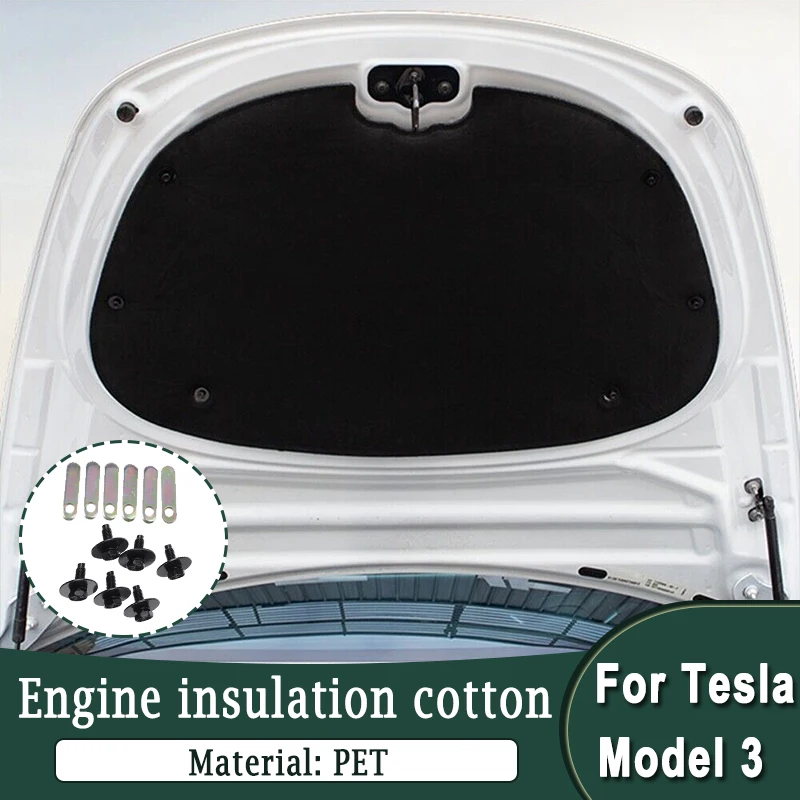 For Tesla Model 3 Hood Engine  - Acoustic Foam Panel 评论和价格