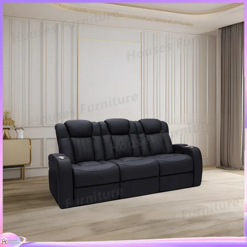 Leather Recliner Sofa Home The - Home Cinema Recliners 评论和价格